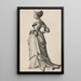 Reproduction of the painting Lady standing in profile - Carl von Aegeri