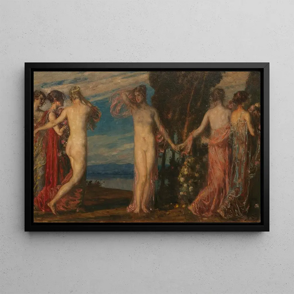 The Spring - Carl von Marr — framed artwork on a wall
