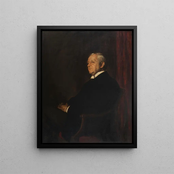 Portrait of Richard Bestehorn - Carl von Marr — framed artwork on a wall