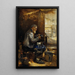 Cordonnier paysan - Carl von Merode — framed artwork on a wall