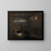 Halle aux poissons - Carl von Merode — framed artwork on a wall