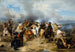 King Gustav II Adolf of Sweden's death at the Battle of Lützen - Carl Wahlbom — artwork view