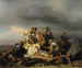 The discovery of King Gustav II Adolf of Sweden's body after the Battle of Lützen - Carl Wahlbom — artwork view