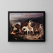 King Gustav II Adolf of Sweden at Stuhm - Carl Wahlbom — framed artwork on a wall