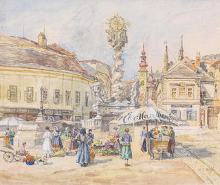 Column of the Holy Trinity in Mödling - Carl Weiss — artwork view