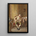 Reproduction of the painting La pause - Carl Wilhelm Anton Seiler