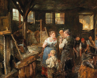 In the forge - Carl Wilhelm Anton Seiler — artwork view