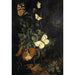 Reproduction of the painting of Still life with butterflies, lizard, and snake - Carl Wilhelm de Hamilton