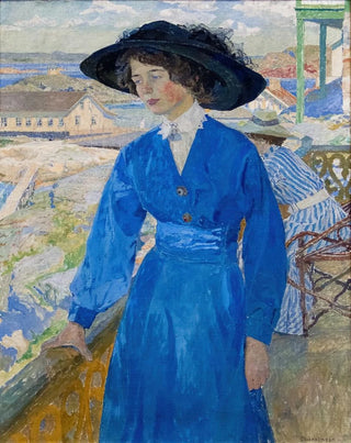 Girl in Blue - Carl Wilhelmson — artwork view