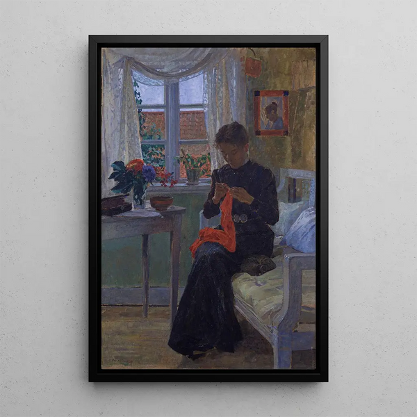 Interior Bohuslän - Carl Wilhelmson — framed artwork on a wall