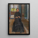 The Farmer's Daughter - Carl Wilhelmson — framed artwork on a wall