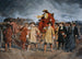 Ernst Rüdiger Graf Starhemberg inspects the defense works on the Löwelbastei 1683 - Carl Wurzinger — artwork view