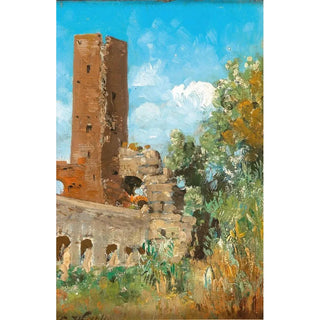 Carl Wuttke - Alter Wachturm in der rm Campagna.webp