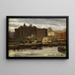in the port of Naples - Carl Wuttke — framed artwork on a wall