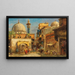 Rue du marché à Damas - Carl Wuttke — framed artwork on a wall