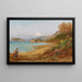 Pilgrim en route vers le mont Fuji - Carl Wuttke — framed artwork on a wall