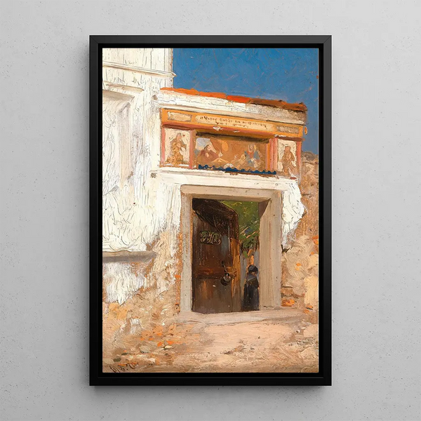 Reproduction of the painting Study of South Tyrol - Carl Wuttke