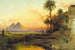 Les pyramides au crépuscule - Carl Wuttke — artwork view