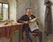The newspaper reader - Carl Zewy — artwork view