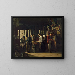 The Loan Store II - Carl d'Unker — framed artwork on a wall
