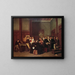 Waiting Room of Third Class II - Carl d'Unker — framed artwork on a wall