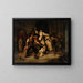 Scene of the Peasants' War - Carl von Hüberlin — framed artwork on a wall
