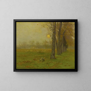 End of Day, the Waning Years - Carleton Wiggins — framed artwork on a wall