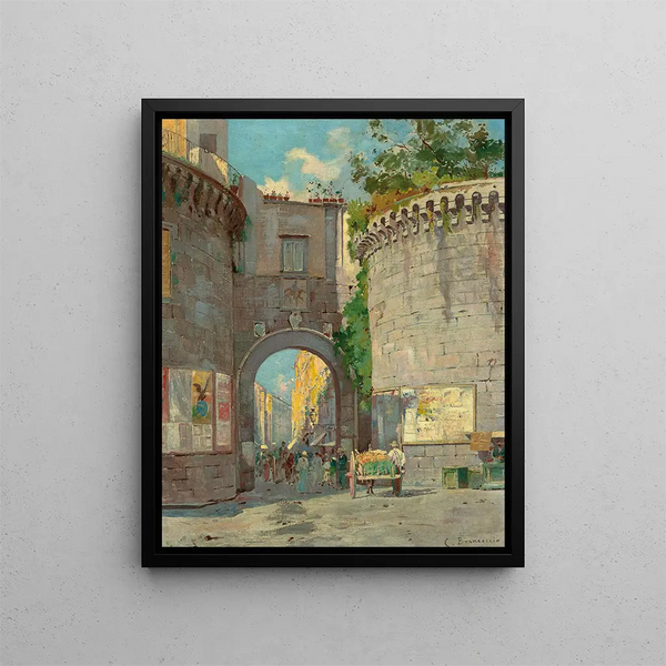 Porta Nolana - Carlo Brancaccio — framed artwork on a wall