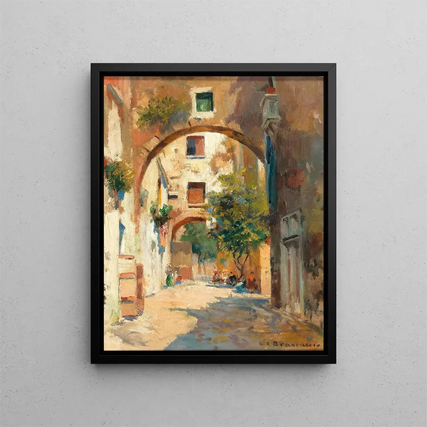 Street scenes - Carlo Brancaccio — framed artwork on a wall