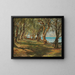 Olive grove au bord du lac de Garde - Carlo Brioschi — framed artwork on a wall