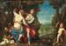 Angelic and Médor Painting - Carlo Caliari — artwork view