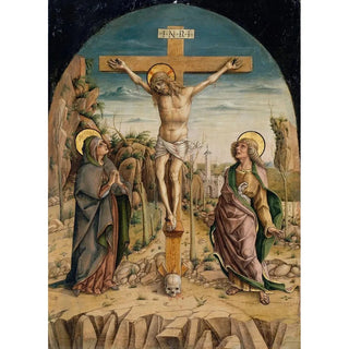 Reproduction of the painting La Crucifixion - Carlo Crivelli