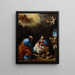 Adoration of the Shepherds - Carlo Dolci — framed artwork on a wall