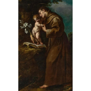 Saint Antoine de Padoue with the Child Jesus - Carlo Francesco Nuvolone — artwork view