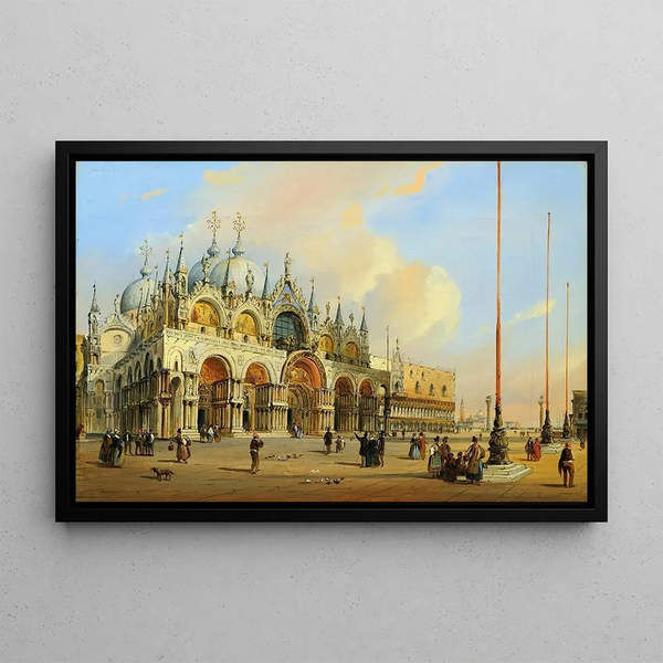 Basilique Saint-Marc, Venice - Carlo Grubacs — framed artwork on a wall