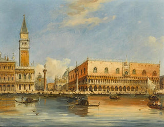 Venetian View Painting I - Carlo Grubacs — artwork view