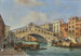 Venice View of the Rialto Bridge from the south - Carlo Grubacs — artwork view