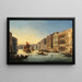 Venice, view of the Grand Canal with the Ca' d'Oro - Carlo Grubacs — framed artwork on a wall