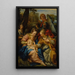 Mystic Marriage of Saint Catherine of Alexandria - Carlo Maratti — framed artwork on a wall