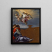 Study for the altarpiece of Saint Rosalie among the Pestilents - Carlo Maratti — framed artwork on a wall