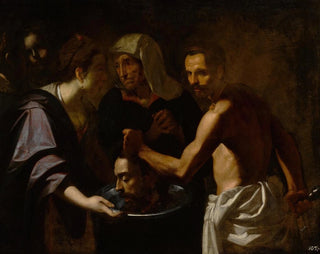 Salomé with the head of Saint John the Baptist - Carlo Sellitto — artwork view