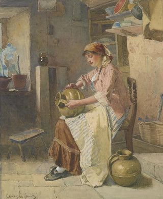 Girl in the Kitchen - Carlton Alfred Smith — artwork view