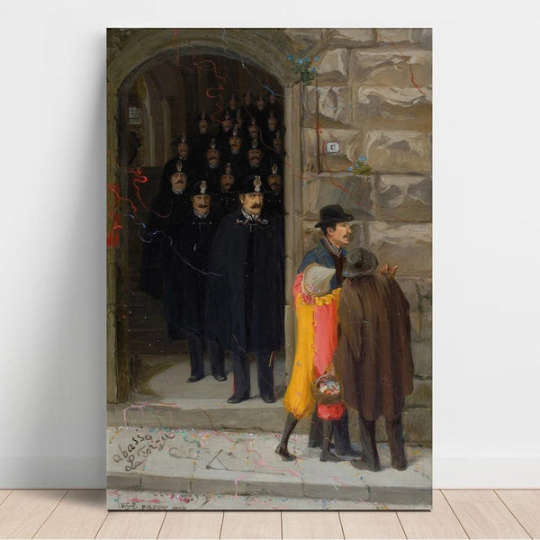 Reproduction of the painting Carnival Painting in Florence - Venny Soldan-Brofeldt