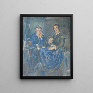 Family Oeltjen - Carola Nahowska — framed artwork on a wall