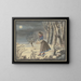 La poétesse Anna Louise Karsch dans un paysage d'hiver au clair de lune - Caroline Pierson — framed artwork on a wall