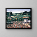 Orchard on a Hill - Caroline Sehlmeyer — framed artwork on a wall