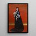 Countess Rattazzi née Maria-Laetitia Bonaparte-Wyse - Carolus-Duran — framed artwork on a wall