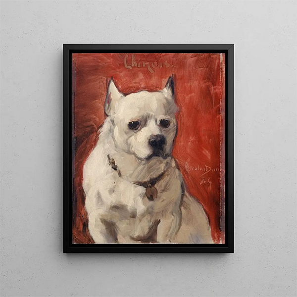 The Chinese Dog - Carolus-Duran — framed artwork on a wall