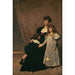 Reproduction of the painting Mother and children, Madame Feydeau and her children - Carolus-Duran