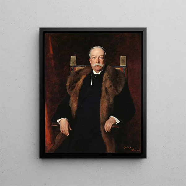 Portrait Painting of Augustus Gurnee - Carolus-Duran — framed artwork on a wall